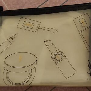 Yves Saint Laurent Elegant White Pouch